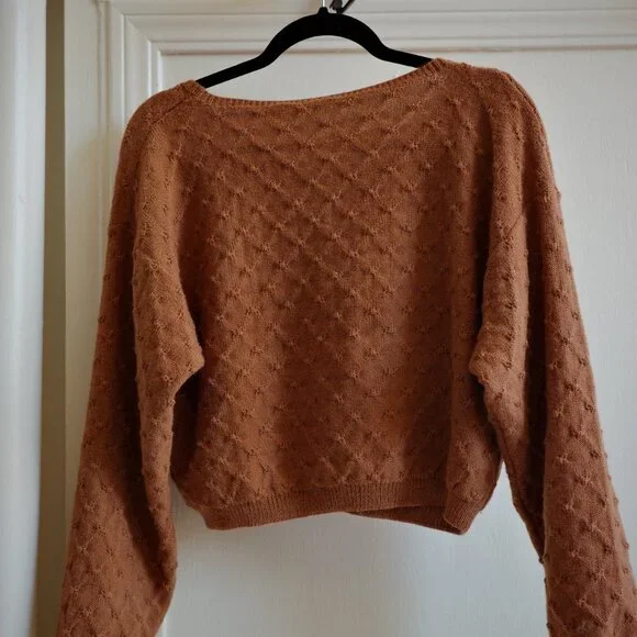 OZMA tan wool sweater - Picture 2 of 2